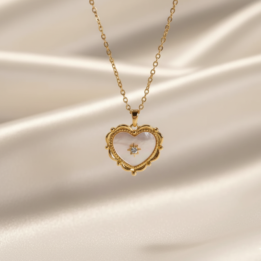 Heart Star Pendant Necklace