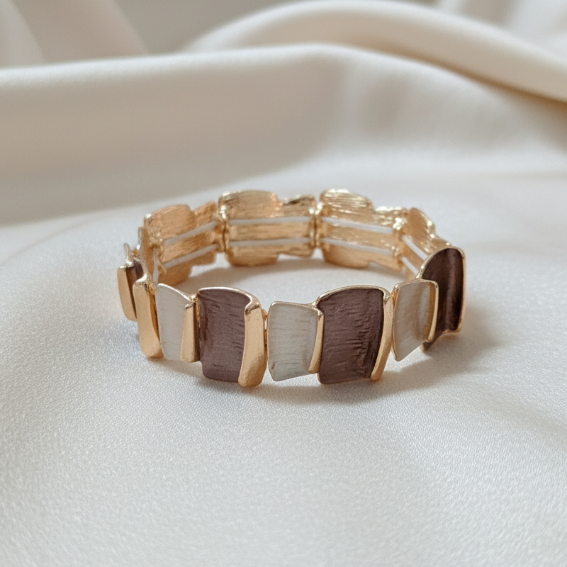 Divine Flow Enamel Bracelet