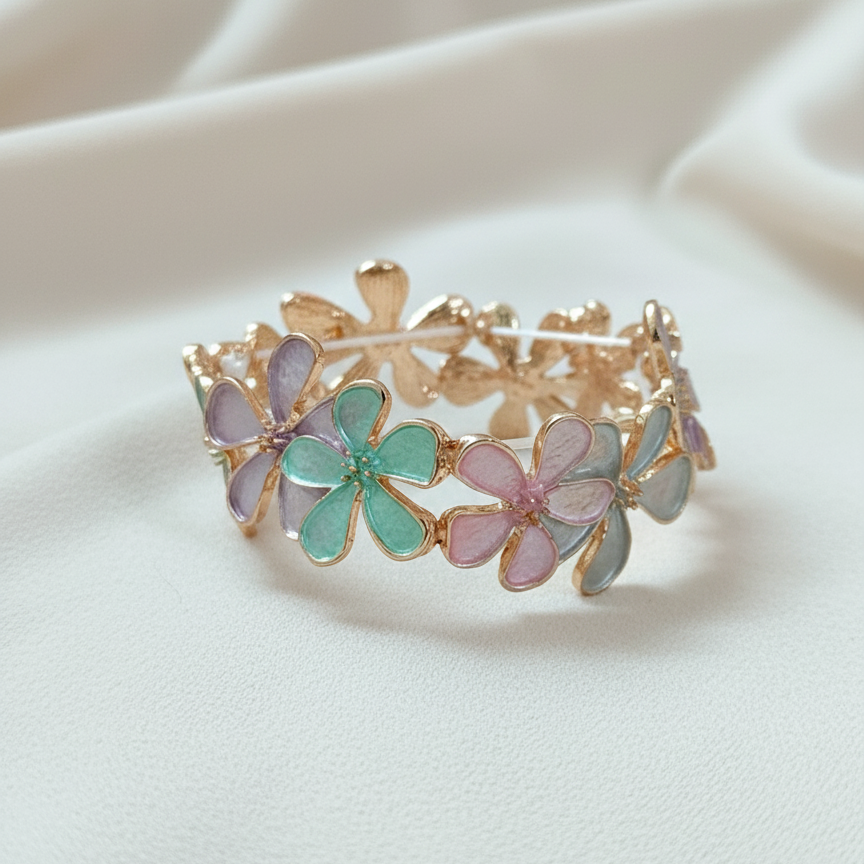 Divine Flow Enamel Bracelet