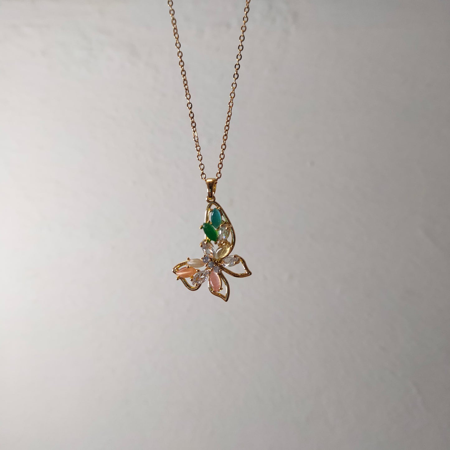 Butterfly Bloom Anti Tarnish Necklace