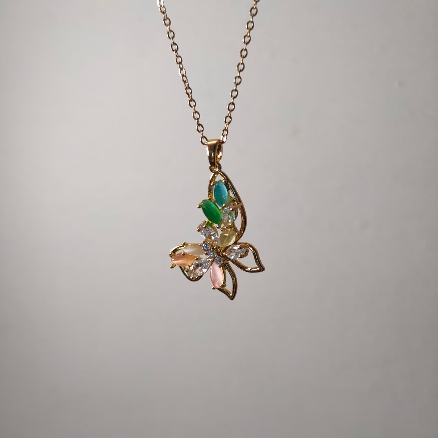 Butterfly Bloom Anti Tarnish Necklace