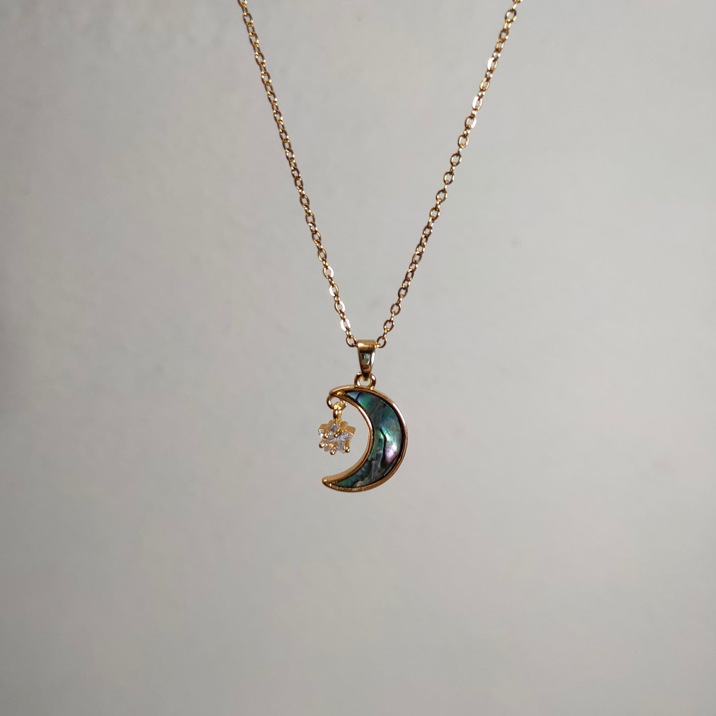 Moon Star Pendant Necklace