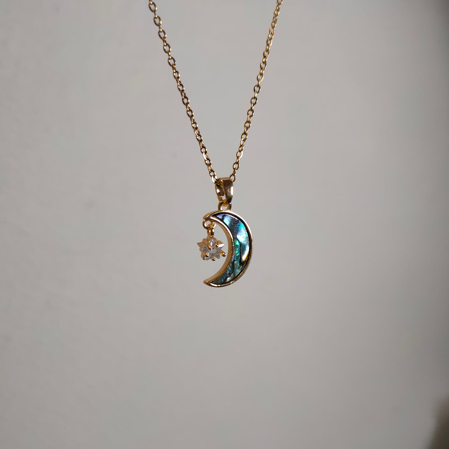 Moon Star Pendant Necklace
