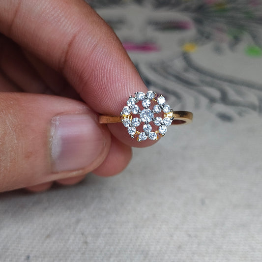 Round Brilliant Cut Natural Diamond Ring