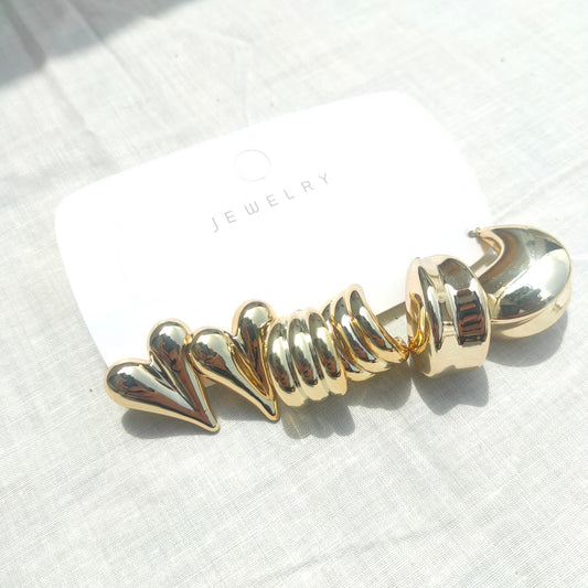 Gold Tone Korean Ear Cuff