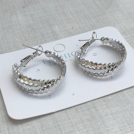 Silver Hoop Earrings