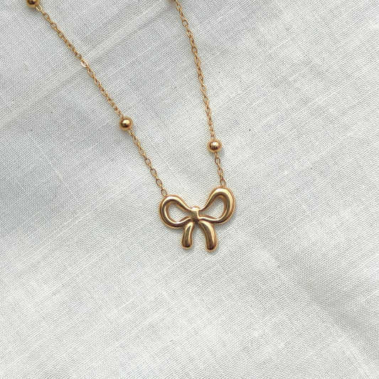Bow Necklace