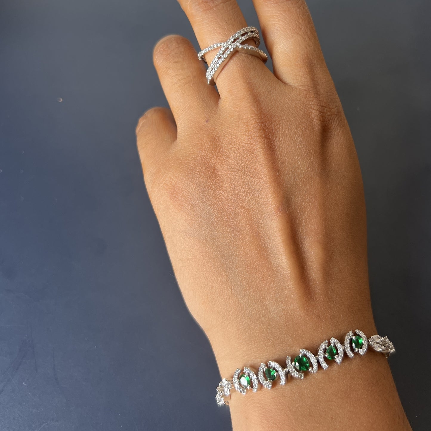 Fancy Cut CZ Bracelet