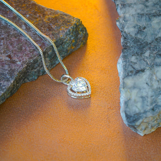 Studio Voylla Heart-Shaped Pendant Set