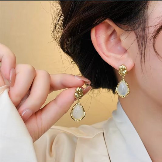 Gold Drop Earring
