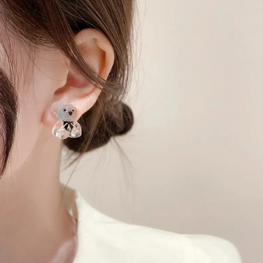 Teddy Bear Stud Earring