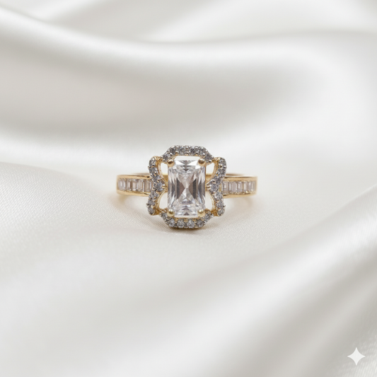 Halo Gemstone Rings