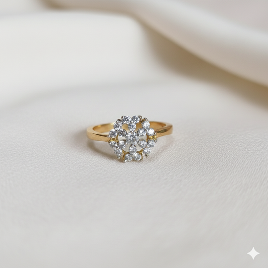 Round Brilliant Cut Natural Diamond Ring
