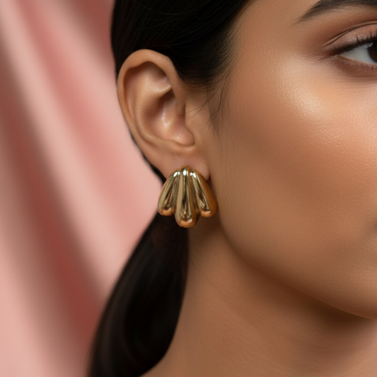 Puff Shape Earring
