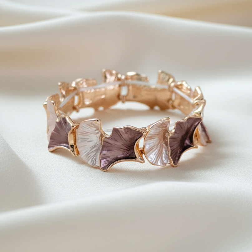 Divine Flow Enamel Bracelet