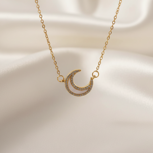 Moon Pendant Necklace