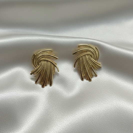 Spiral Stud Earrings