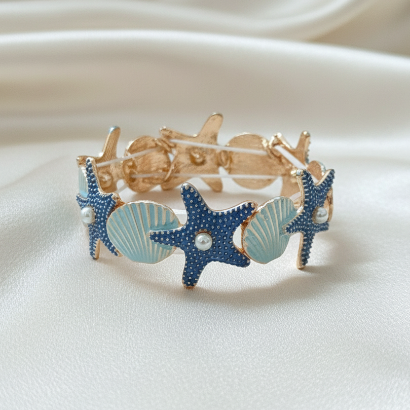 Divine Flow Enamel Bracelet