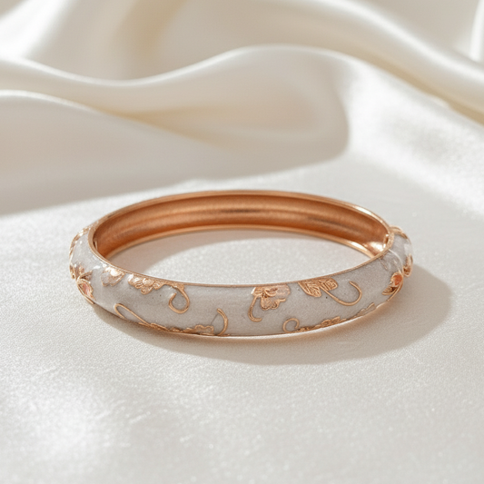 Thin Blossom Bangle