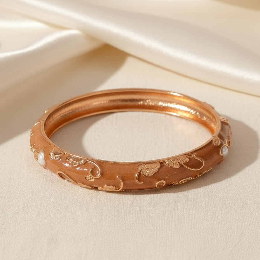 Thin Blossom Bangle