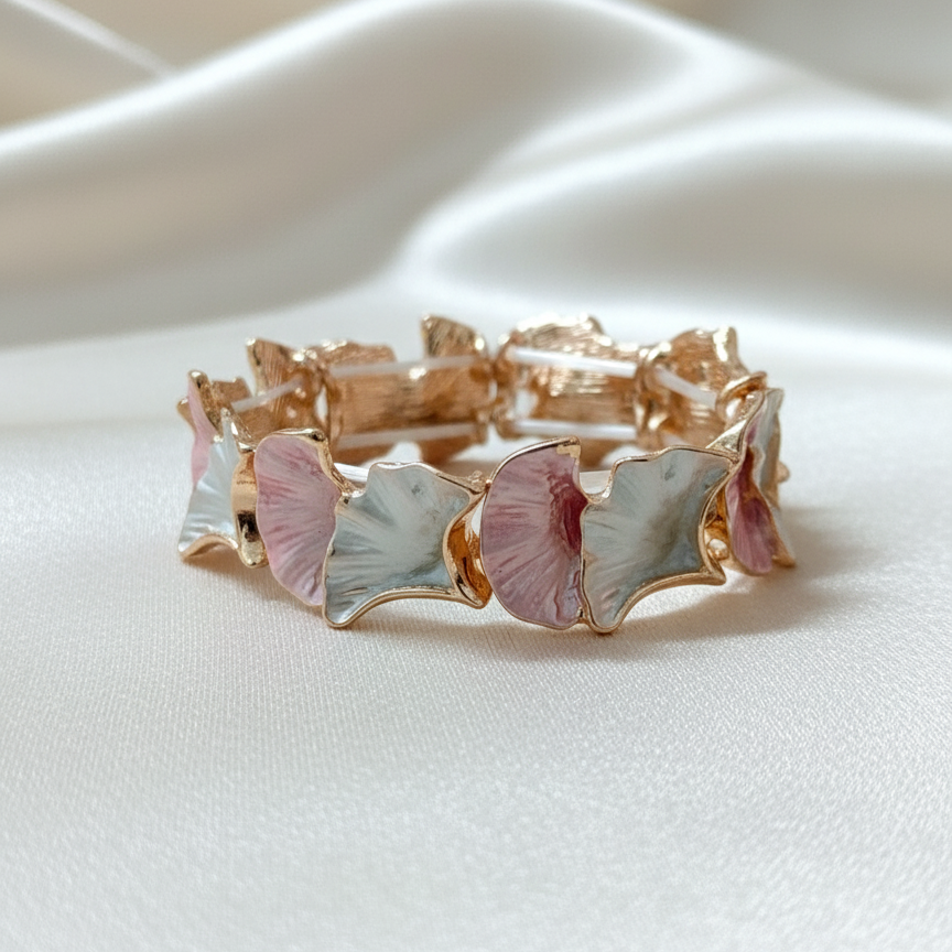 Divine Flow Enamel Bracelet