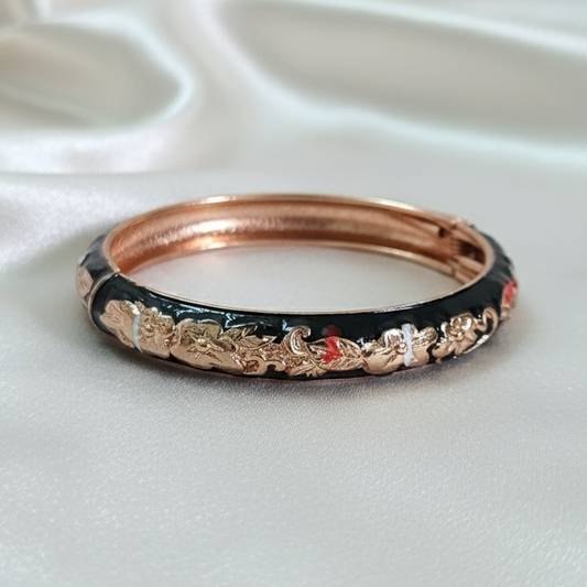 Thin Openable Enamel Bangle