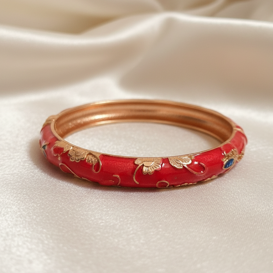 Thin Blossom Bangle