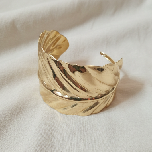 Auraleaf Cuff Bracelet