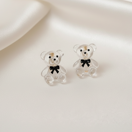 Teddy Bear Stud Earring