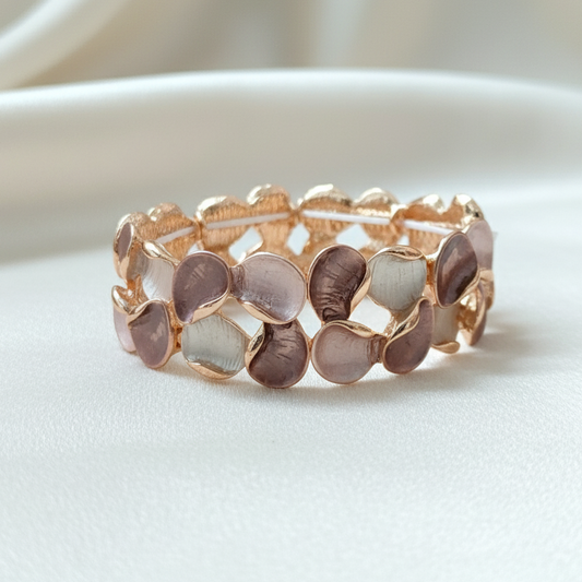 Divine Flow Enamel Bracelet