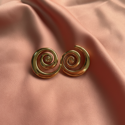 Spiral Stud Earring