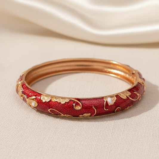 Thin Blossom Bangle