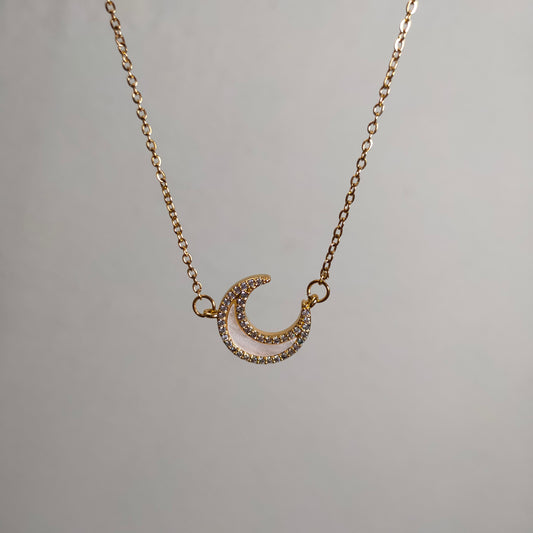 Moon Pendant Necklace