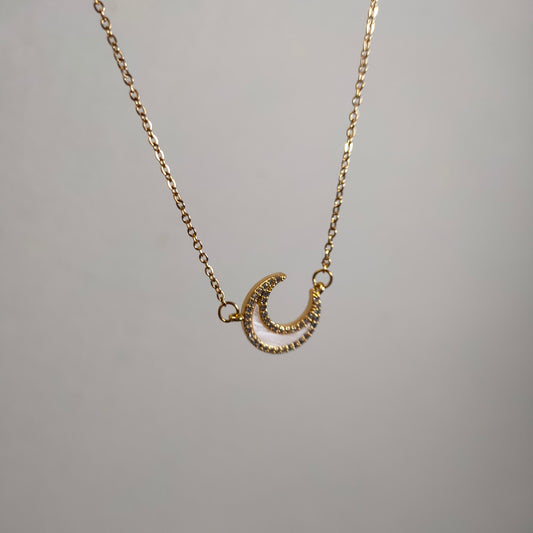 Moon Pendant Necklace