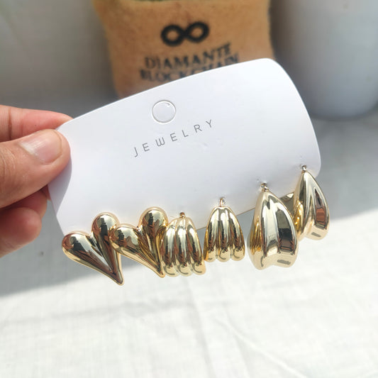 Gold Tone Korean Ear Cuff
