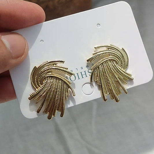 Spiral Stud Earrings