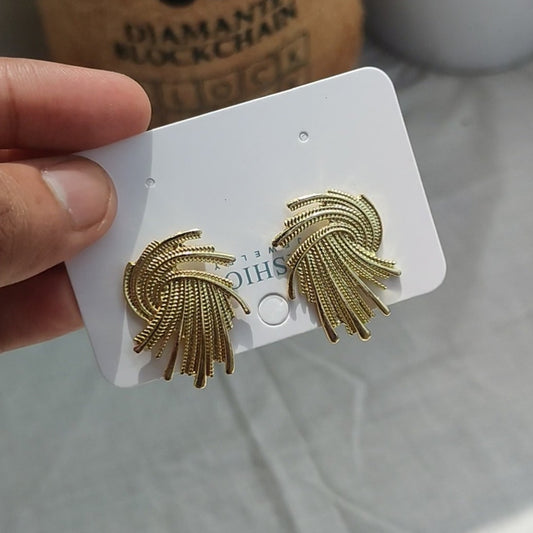 Spiral Stud Earrings