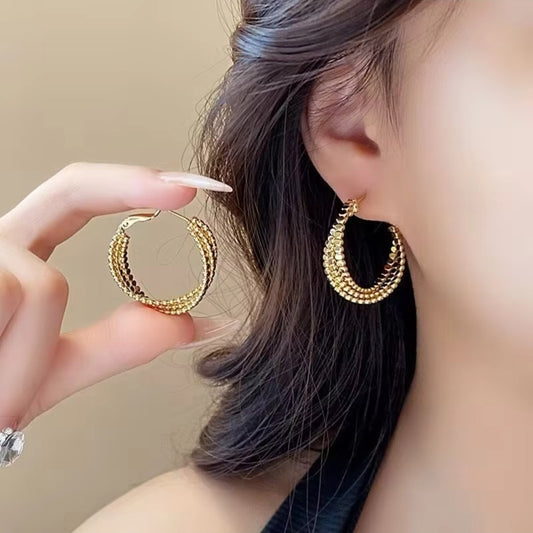 Gold Hoop Earrings