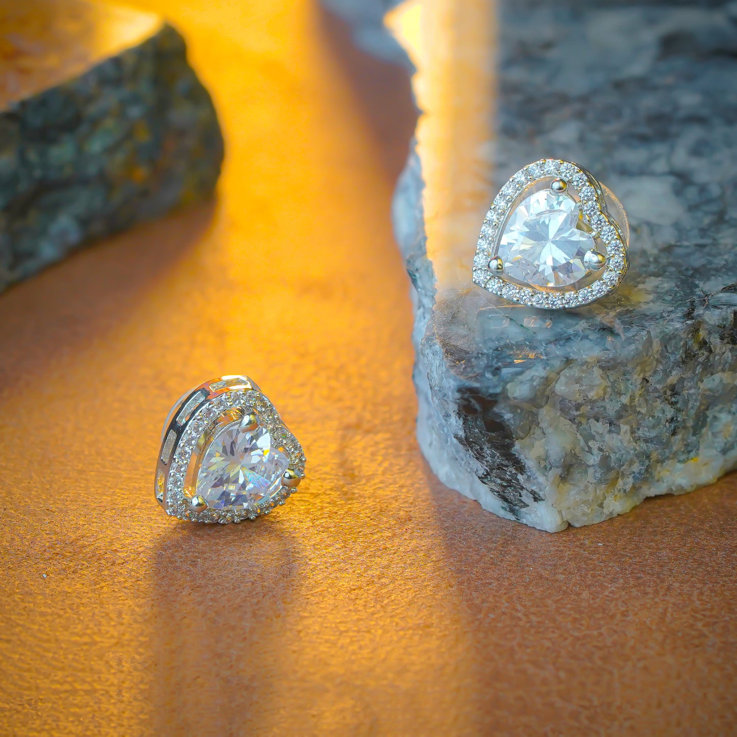 Studio Voylla Heart-Shaped Pendant Set