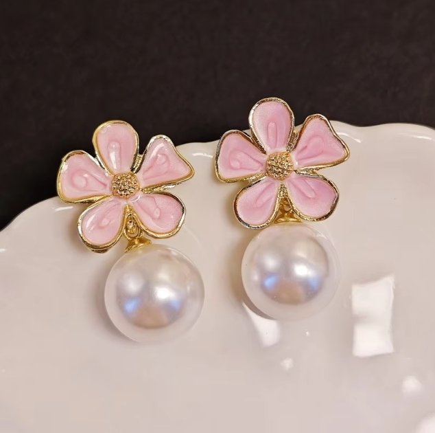 Flower Bow Earring