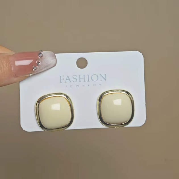 Square Stone Earring