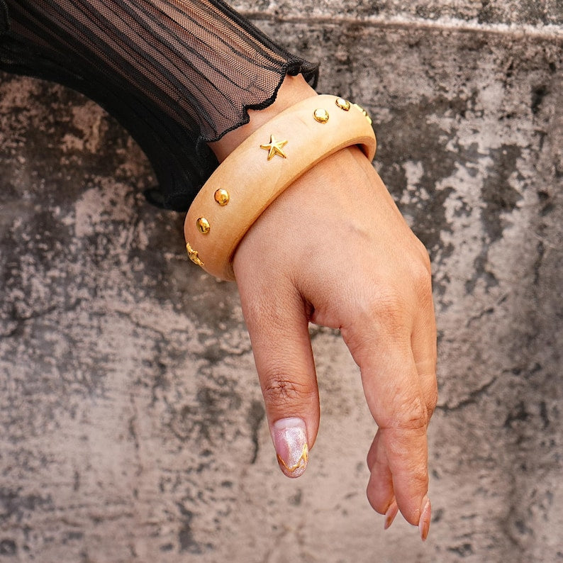Wooden Chunky Kada